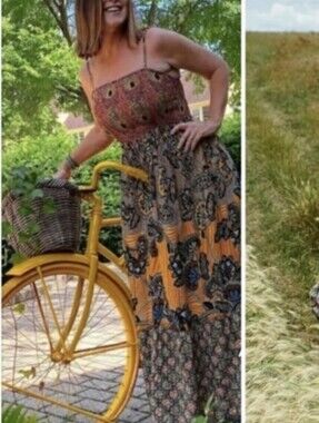 ☀️ Anthropologie Jamila Maxi Dress, Sz L EUC